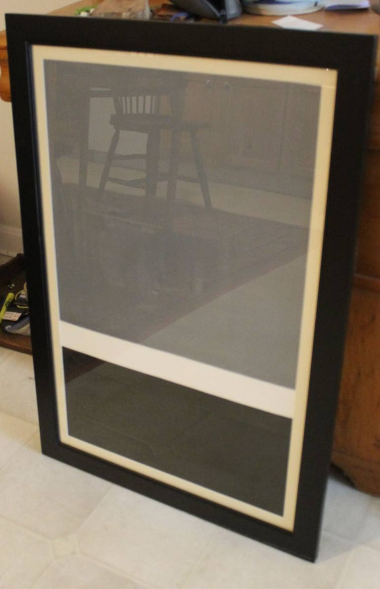 Original Black & White Abstract Painting by H Wesley Wheeler