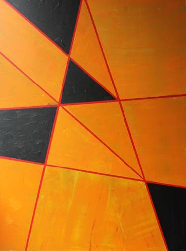 Original Abstract Geometric Paintings by H Wesley Wheeler