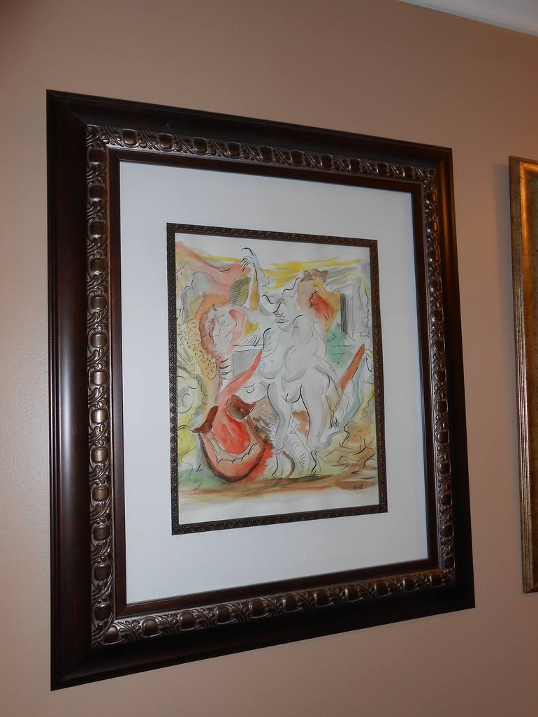 Original Figurative Abstract Painting by De Yos