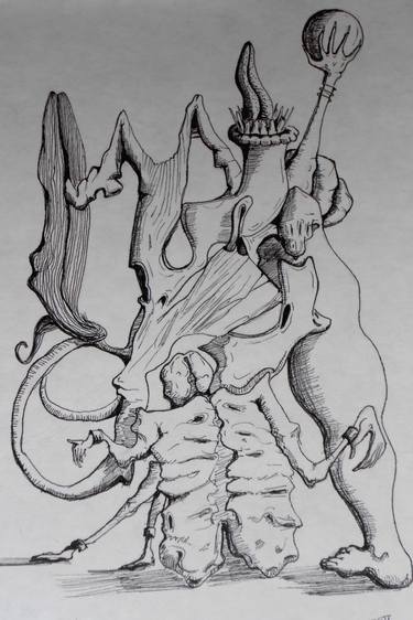 Print of Fantasy Drawings by De Yos