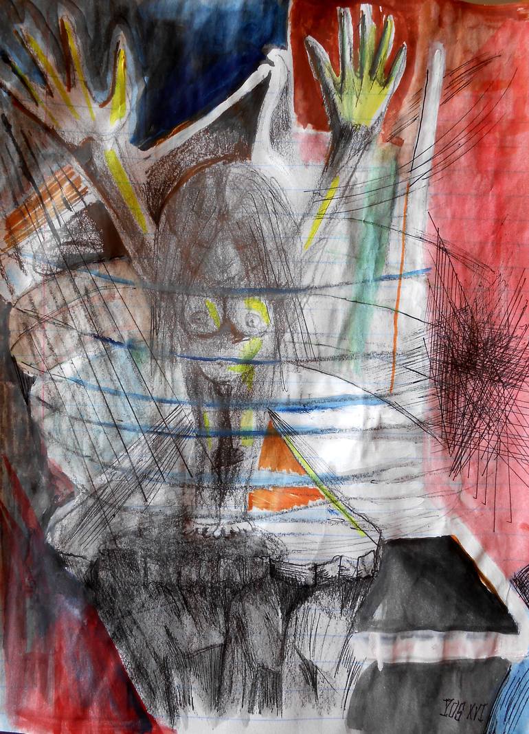 Print of Expressionism Abstract Paintings by De Yos