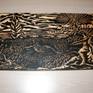 this is the actual woodcut block which will be destroyed when all in the series are sold.
