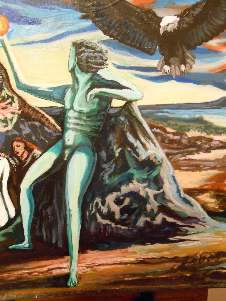 Original Classical mythology Painting by De Yos