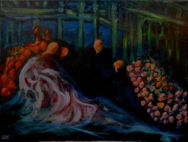 Print of Abstract Mortality Paintings by De Yos
