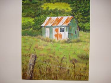 Original Realism Rural life Paintings by Connie Reid-Pinzón