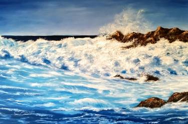 Original Seascape Paintings by Connie Reid-Pinzón