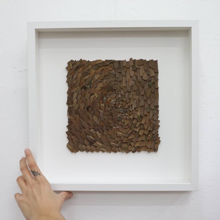 Original Minimalism Abstract Collage by Ana Montoya