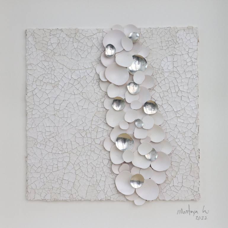 Original Fine Art Abstract Collage by Ana Montoya