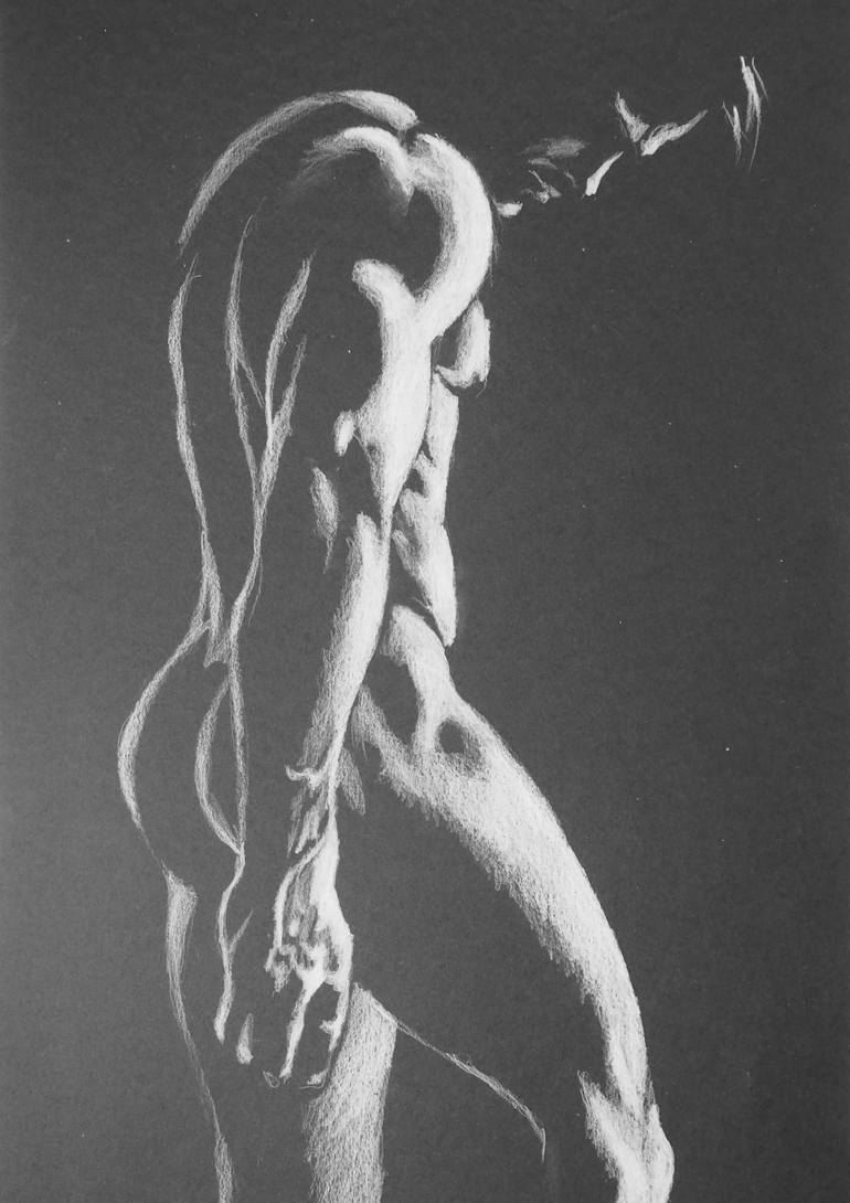 MALE NUDE - HOT SEXY BODY Drawing by Nicolas GOIA | Saatchi Art