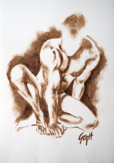 Print of Figurative Erotic Paintings by Nicolas GOIA
