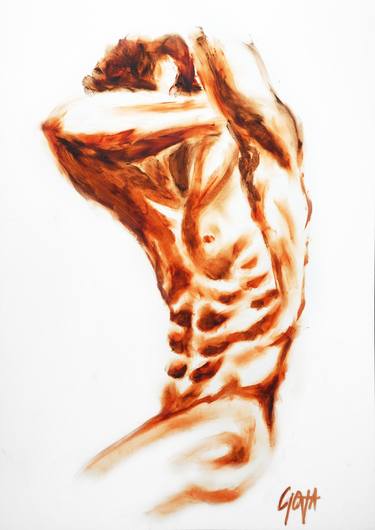 Original Figurative Erotic Paintings by Nicolas GOIA