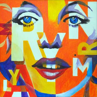 Print of Pop Art Celebrity Paintings by Nicolae Vasile FURCIC