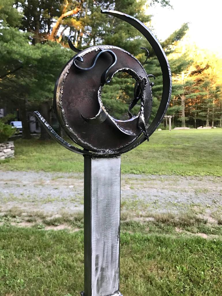 Original Conceptual Abstract Sculpture by Janet Rutkowski