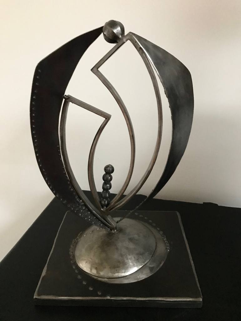 Original Conceptual Abstract Sculpture by Janet Rutkowski