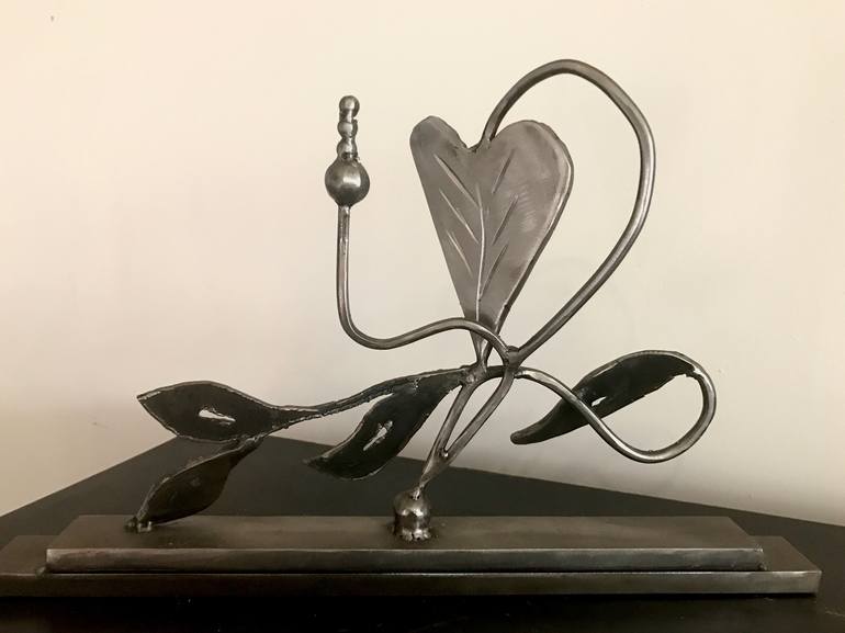 Original Abstract Love Sculpture by Janet Rutkowski