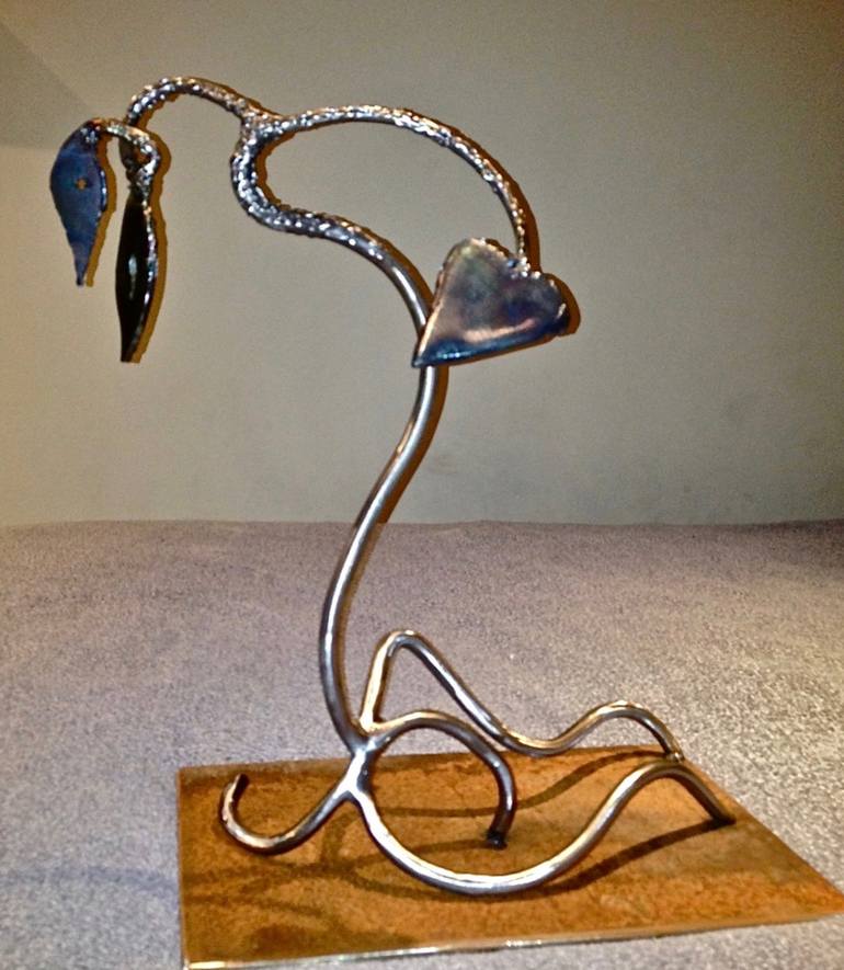 Original Love Sculpture by Janet Rutkowski