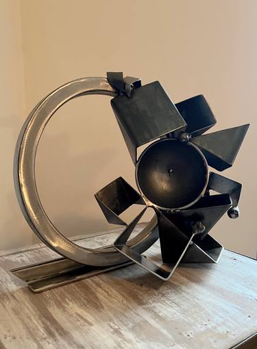 Original Conceptual Geometric Sculpture by Janet Rutkowski