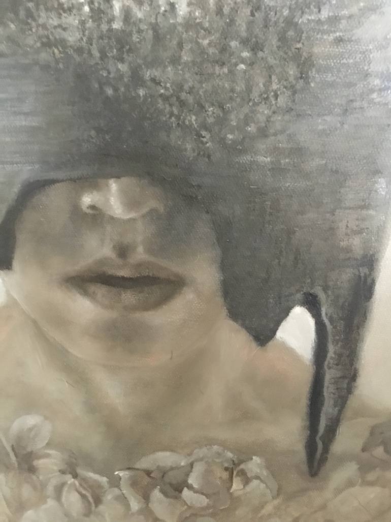 Original Conceptual Men Painting by H Mills-Dennison Frsa
