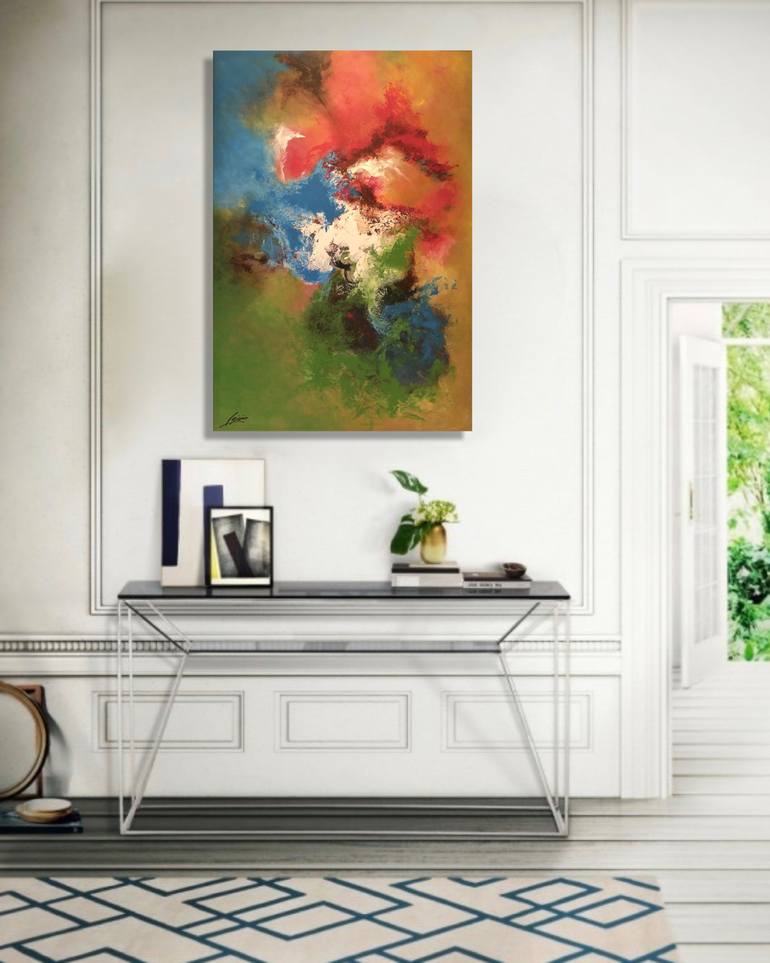 Original Abstract Painting by Victor Feijoo