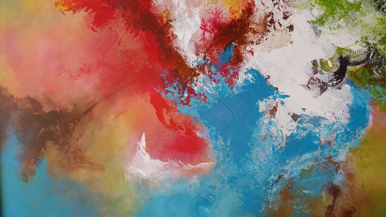 Original Abstract Painting by Victor Feijoo
