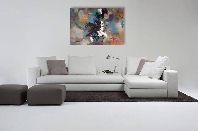 Original Abstract Painting by Victor Feijoo