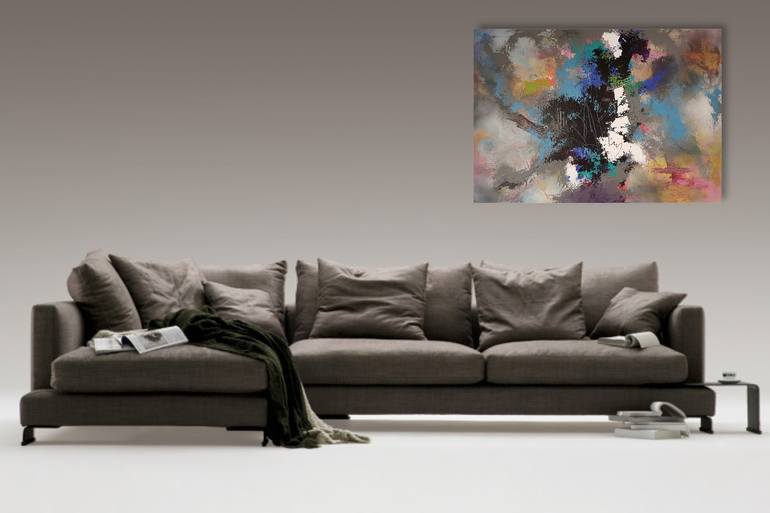 Original Abstract Painting by Victor Feijoo