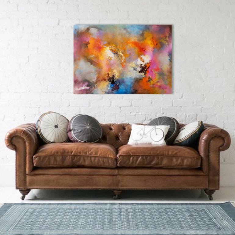 Original Abstract Painting by Victor Feijoo