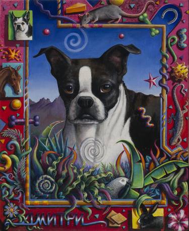 Print of Dogs Paintings by Linda Storey-London