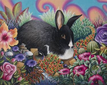 Original Animal Painting by Linda Storey-London
