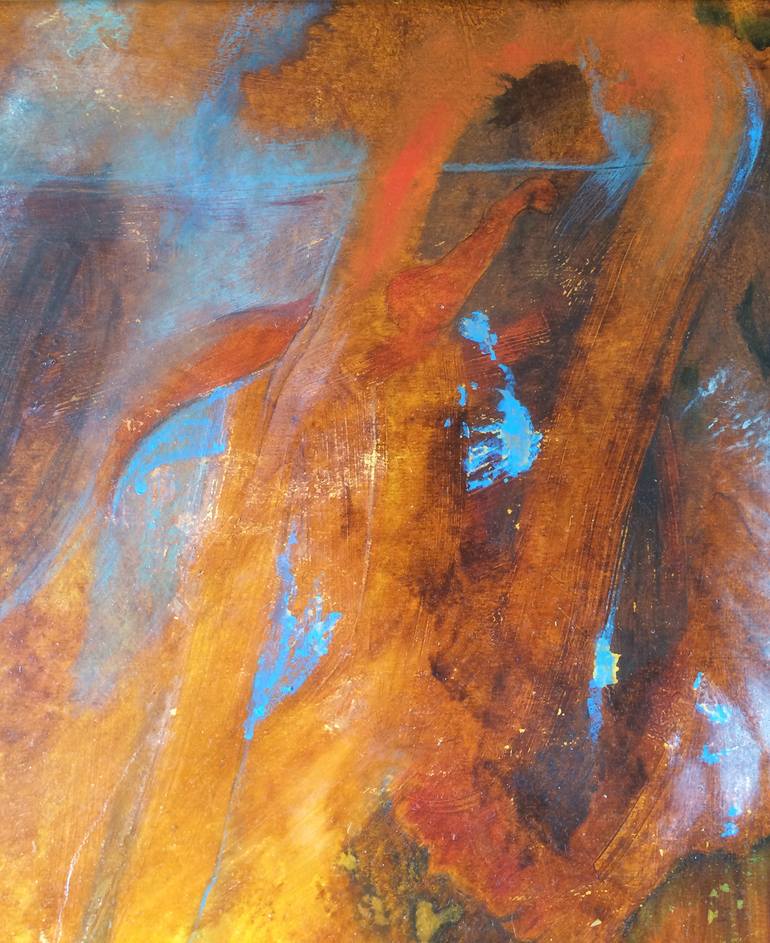 Original Abstract Expressionism Abstract Painting by Gaby Blam