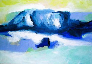 Original Contemporary Seascape Painting by Virginia Orbon Retzmann