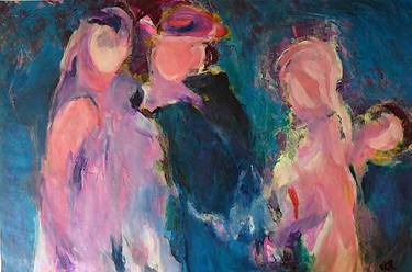 Original Impressionism Women Paintings by Virginia Orbon Retzmann