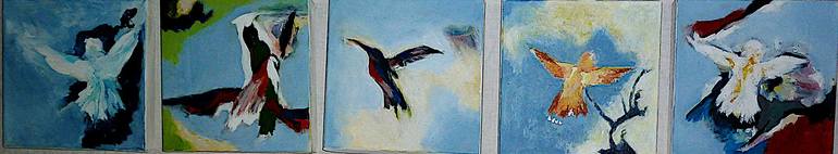 Original Conceptual Animal Paintings by Virginia Orbon Retzmann