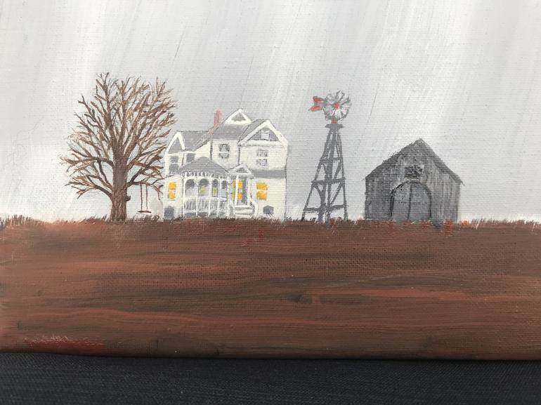 Original Impressionism Landscape Painting by Leslie Dannenberg