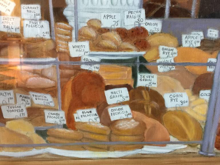 Original Food Painting by LESLIE DANNENBERG