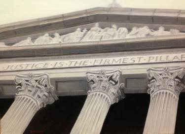 Original Realism Architecture Paintings by LESLIE DANNENBERG