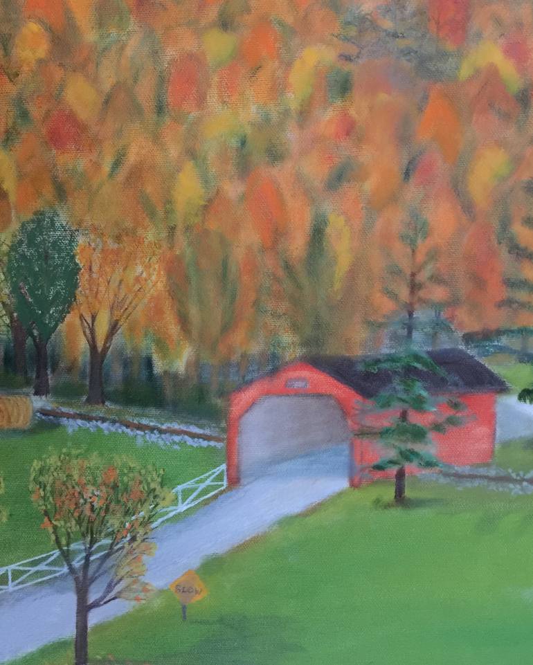 Original Realism Landscape Painting by Leslie Dannenberg