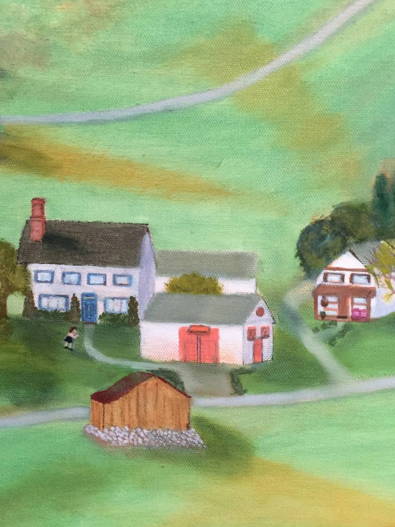 Original Realism Landscape Painting by Leslie Dannenberg