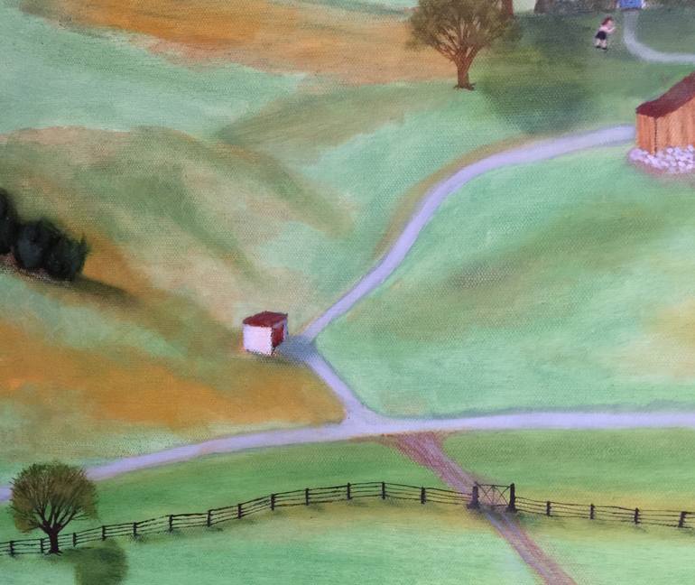 Original Realism Landscape Painting by Leslie Dannenberg