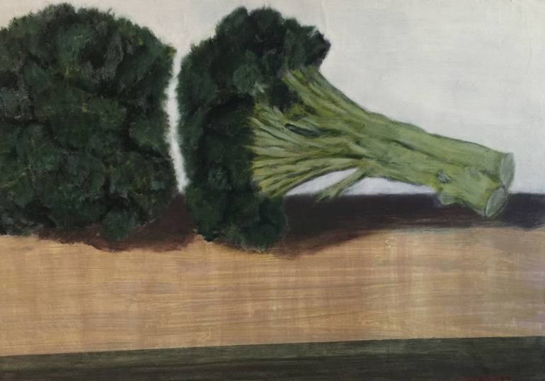 BROCCOLI Painting by LESLIE DANNENBERG |