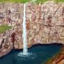 close up waterfall