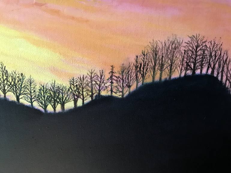 Original Landscape Painting by LESLIE DANNENBERG