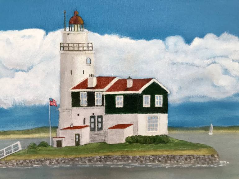 Original Impressionism Landscape Painting by Leslie Dannenberg