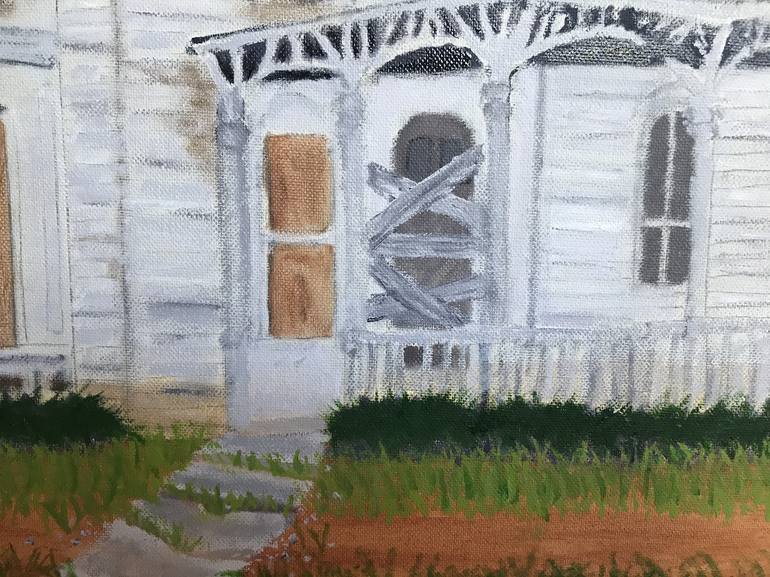 Original Impressionism Architecture Painting by LESLIE DANNENBERG