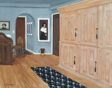 Original Realism Interiors Paintings by LESLIE DANNENBERG