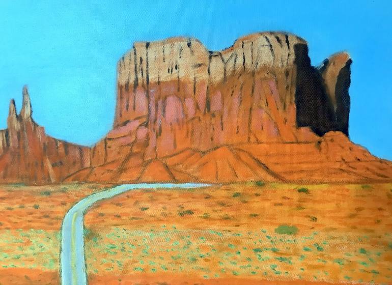 Original Landscape Painting by LESLIE DANNENBERG