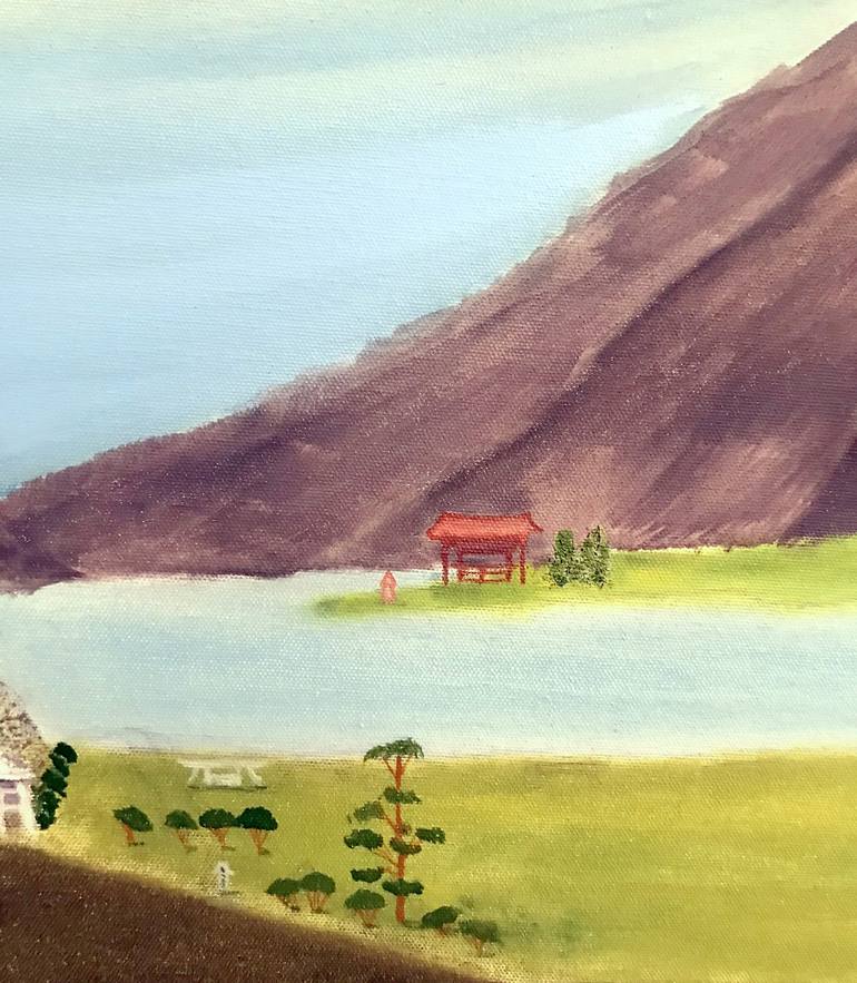 Original Landscape Painting by LESLIE DANNENBERG