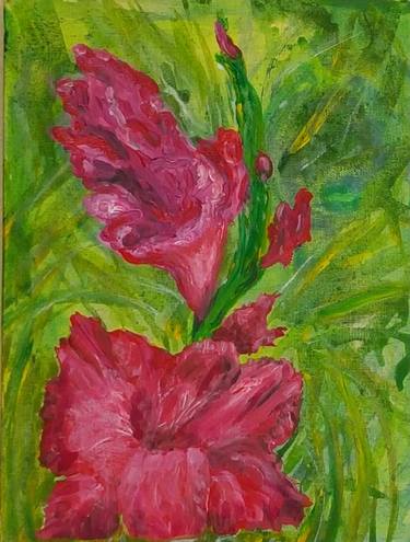 Original Floral Paintings by Janet Lehmann