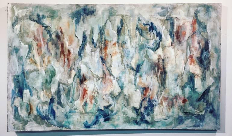 Original Abstract Expressionism Abstract Painting by Cristina Getson