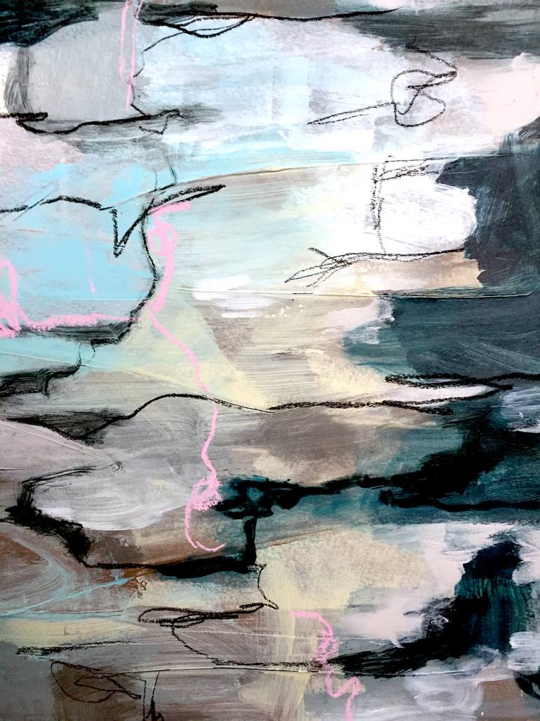 Original Abstract Expressionism Abstract Painting by Cristina Getson